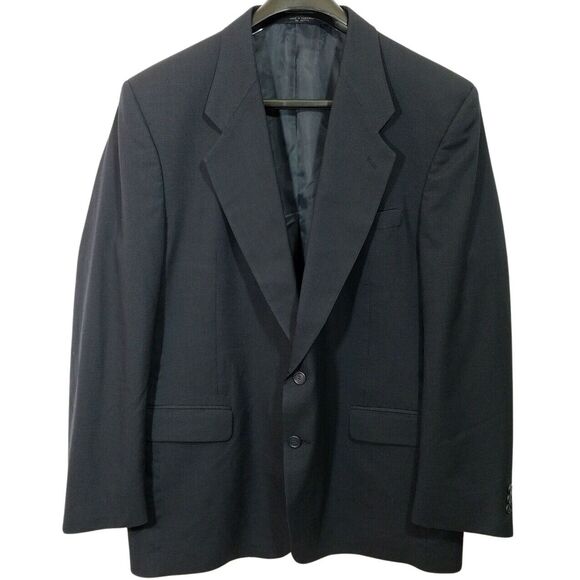 Jos. A. Bank Other - Jos A. Bank Black 100% Wool Blazer Single Breasted Notched Collar Men's Size 48R